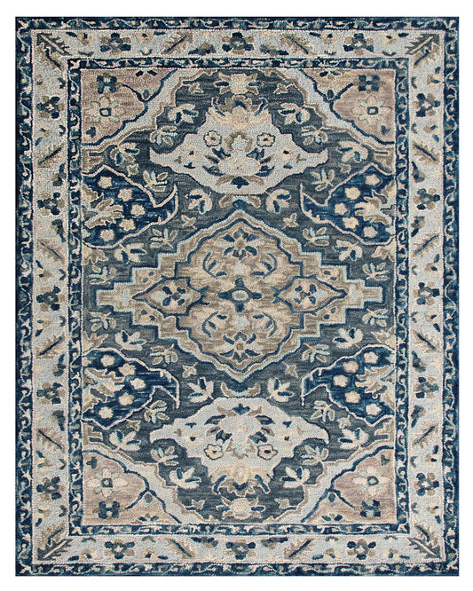 Hand-tufted Traditional Rug (INA-1010)