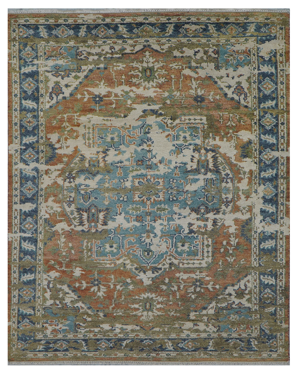 Transitional Hand-knotted Rug (A408)