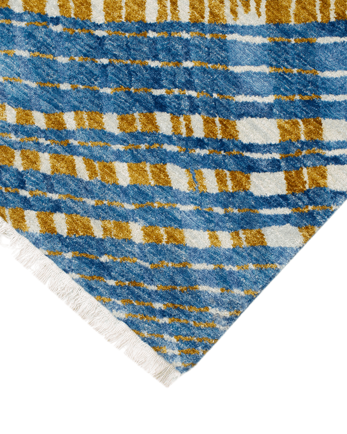 Hand-Knotted Modern Rug (Wave)