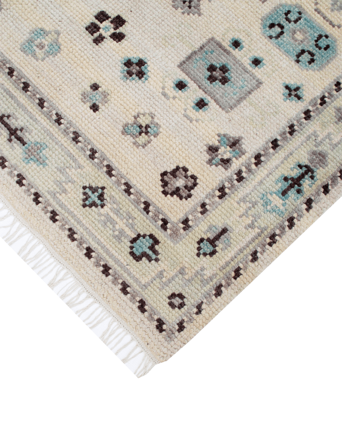 Hand-Knotted Transitional Rug (866M)