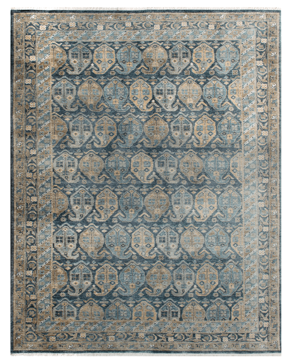 Hand-Knotted Transitional Rug (HT-2)