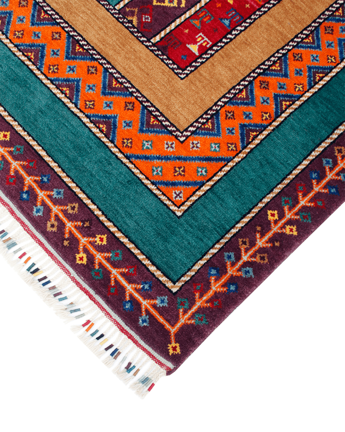 Hand-knotted Transitional Rug (SAAL-51)
