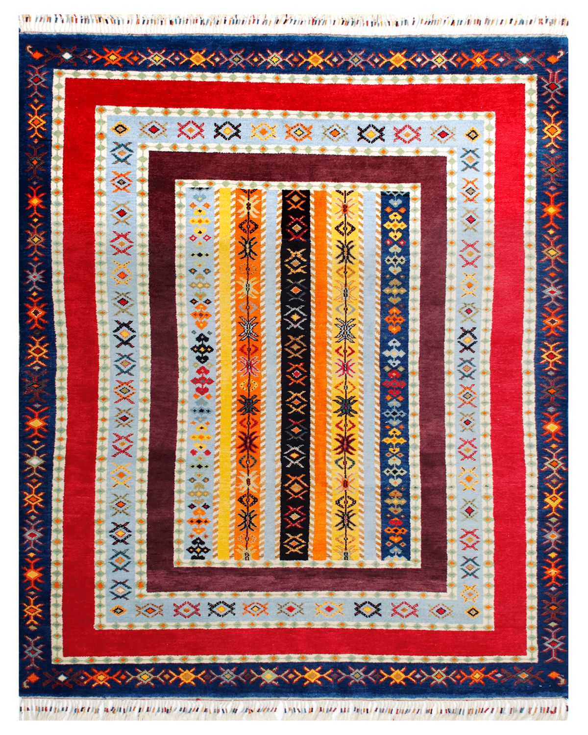 Hand-knotted Transitional Rug (SAAL-5461)