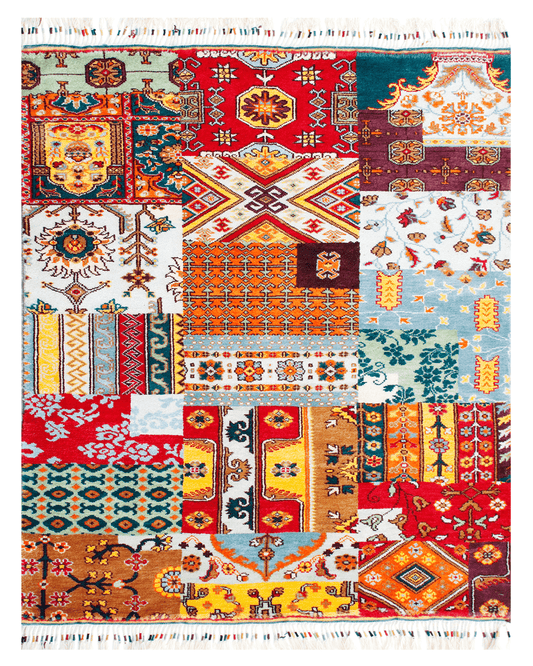 Hand-knotted Transitional Rug (SAAL-86)