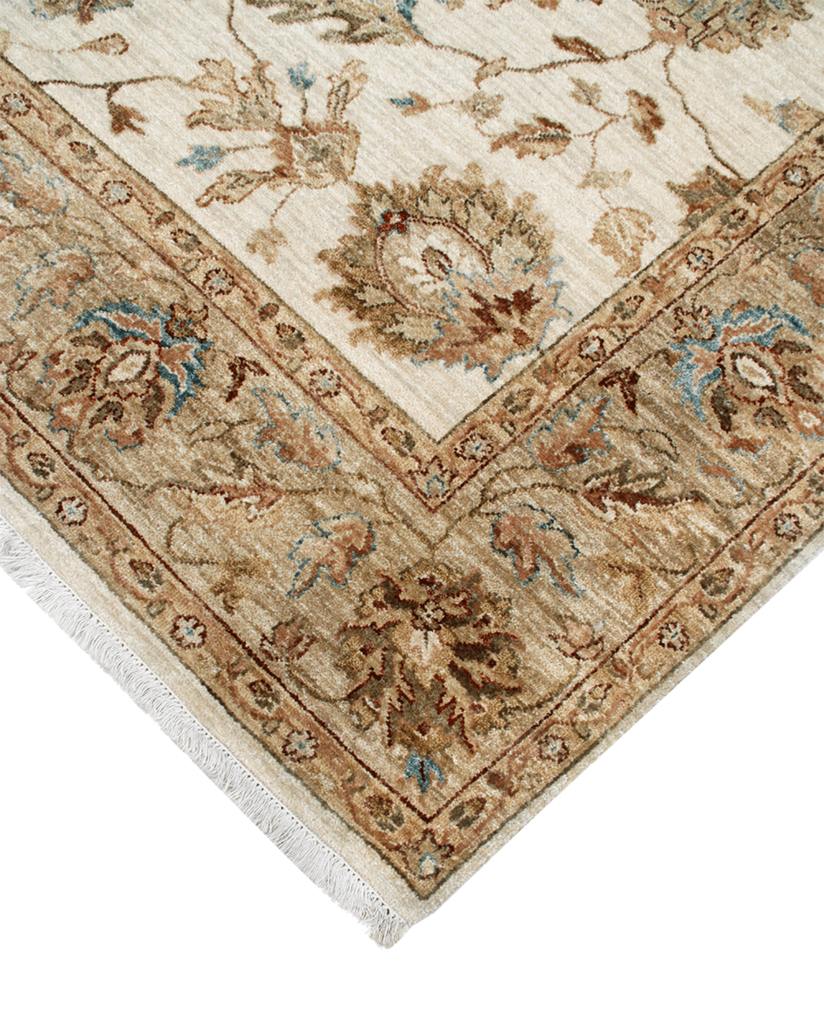 Hand-Knotted Traditional Rug (Oushak)