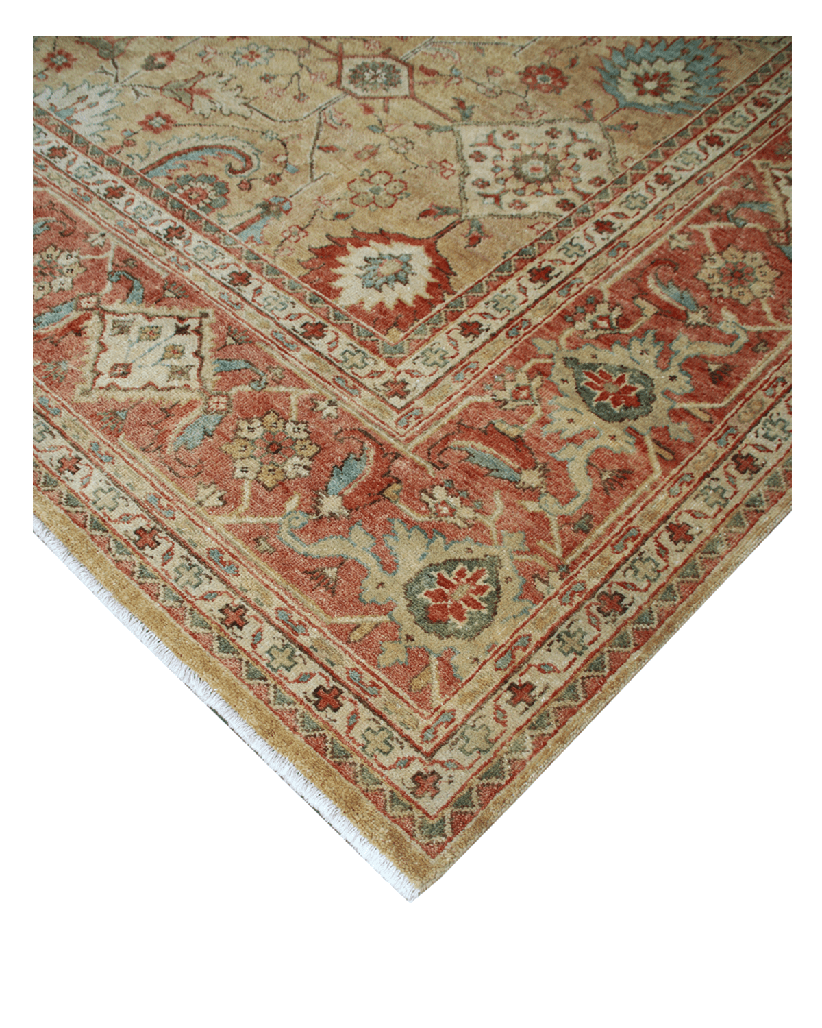 Traditional Hand-knotted Rug (MJ-15 GD RST)
