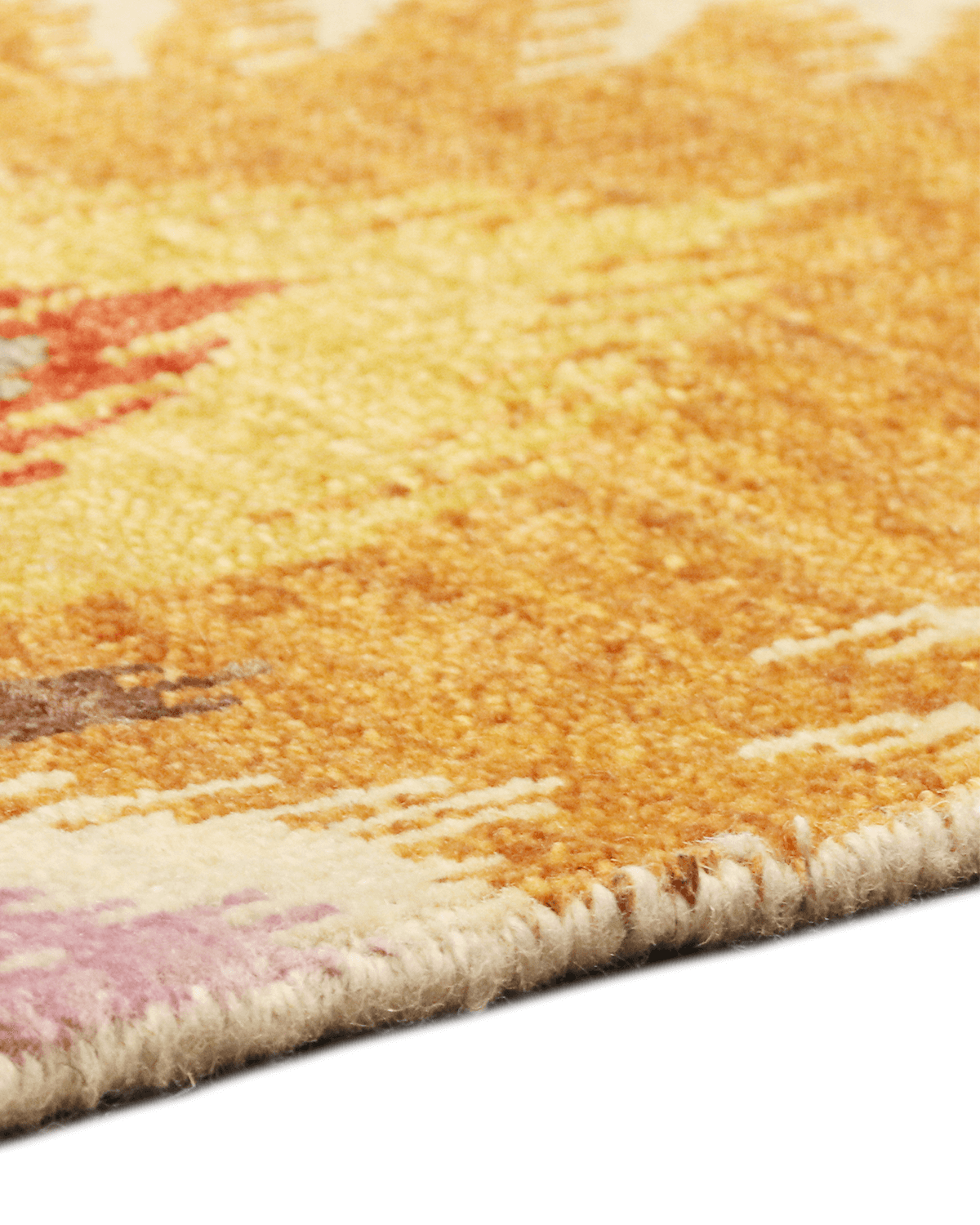Traditional Hand-knotted Rug (IKAT-9C)