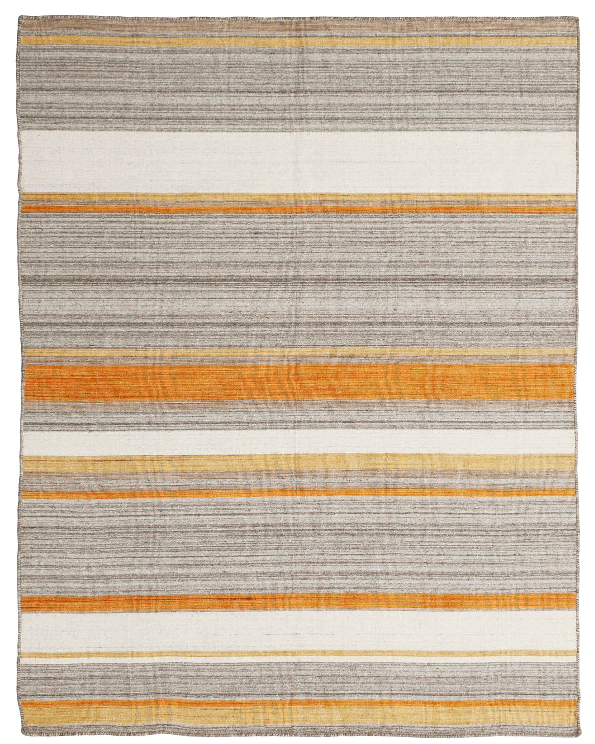 Modern Hand-crafted Rug (PINTU STRIPE ORANGE)