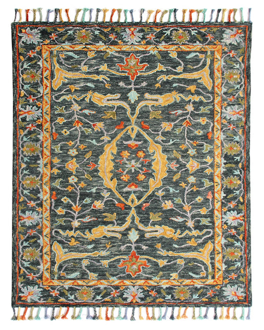 Hand-tufted Traditional Rug (INA-1055)