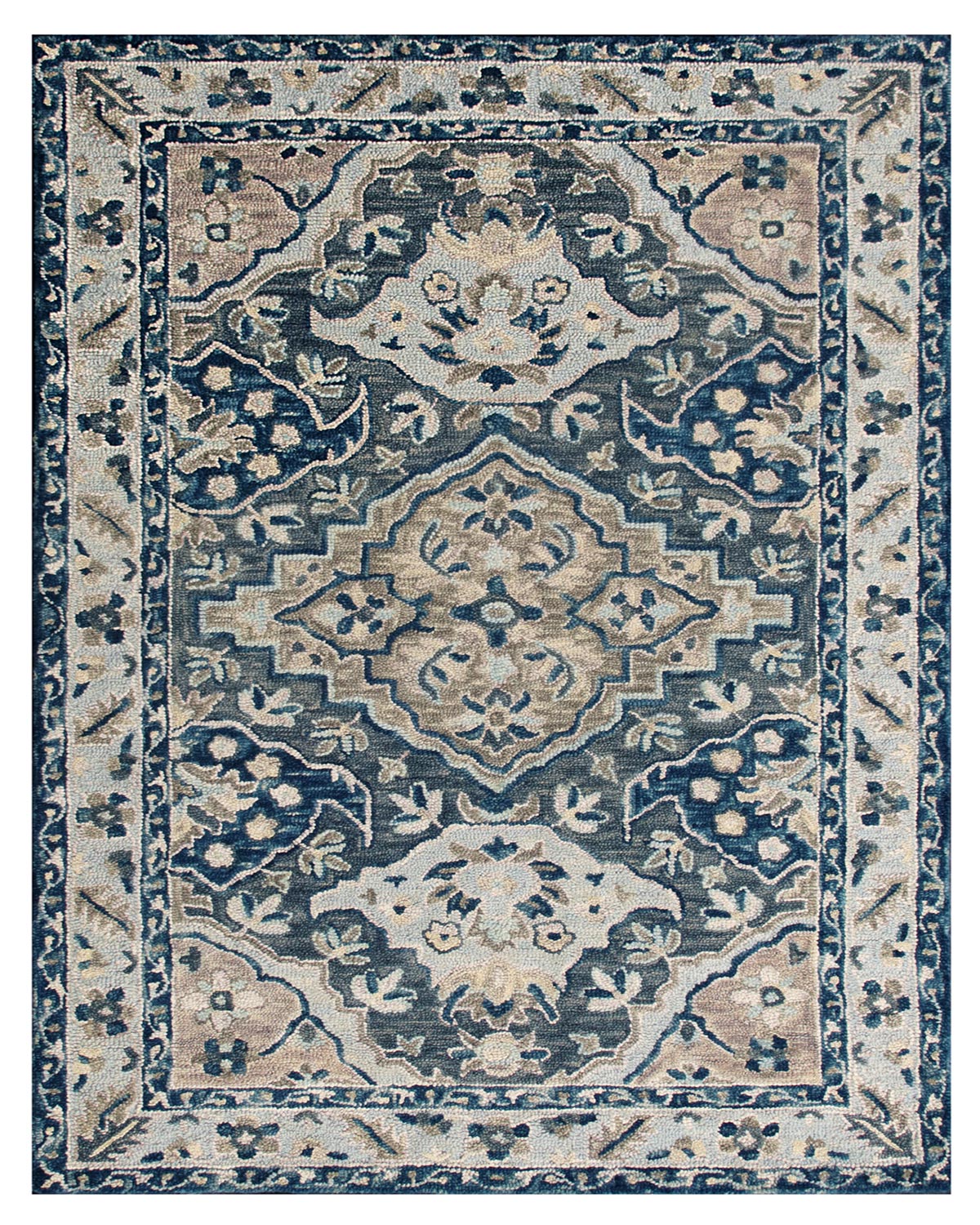 Hand-tufted Traditional Rug (INA-1010)
