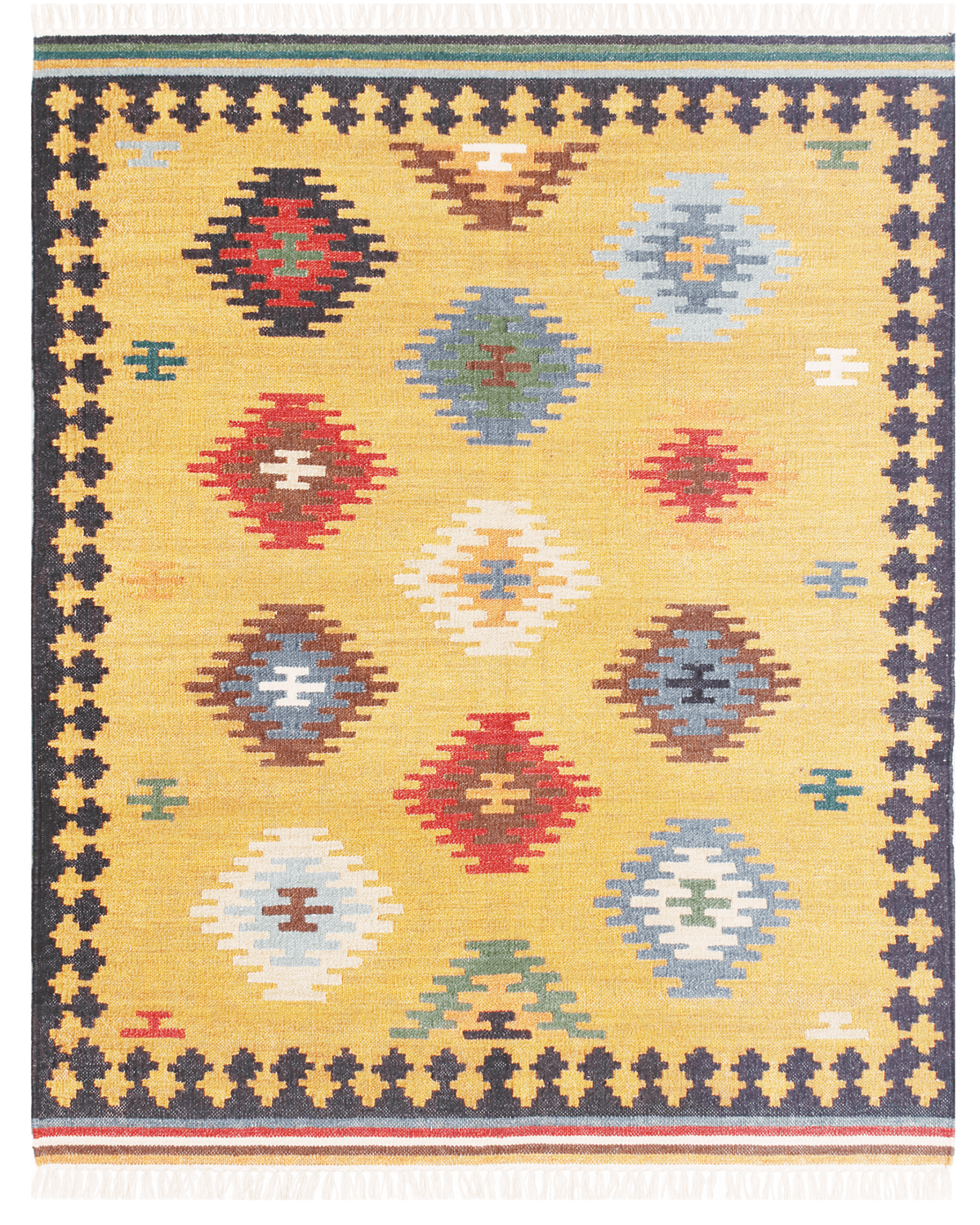 Traditional Hand-crafted Rug (C-304 GOLD)