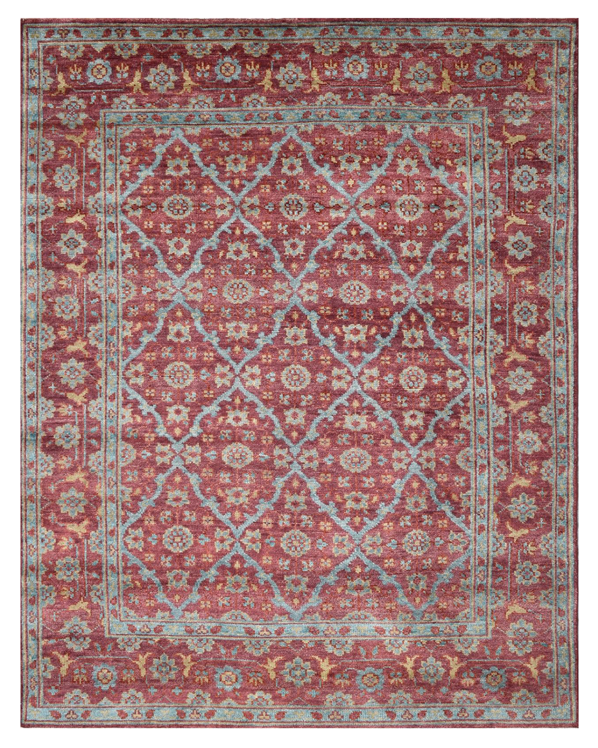 Hand-knotted Transitional Rug (6904)