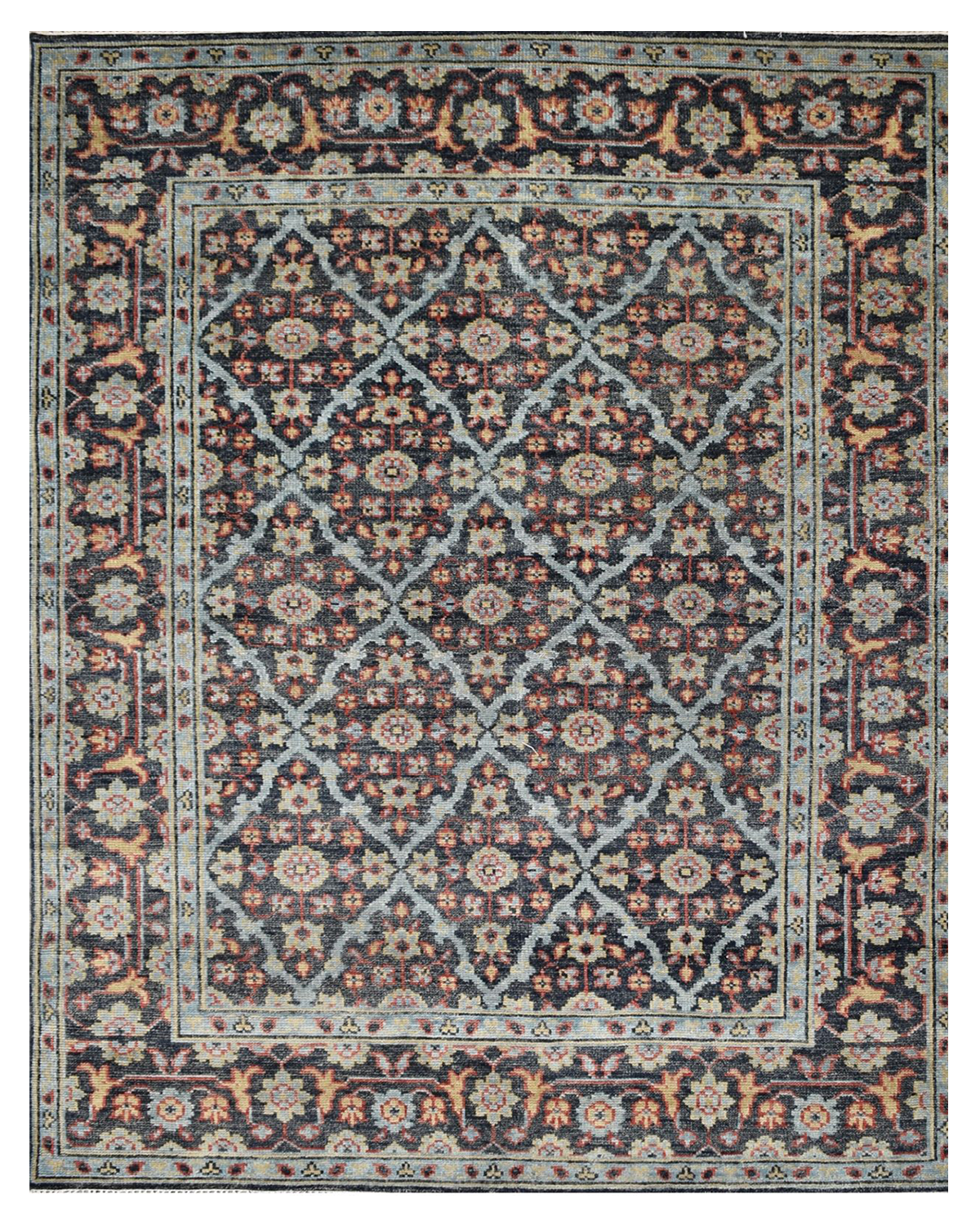 Hand-knotted Transitional Rug (6906)