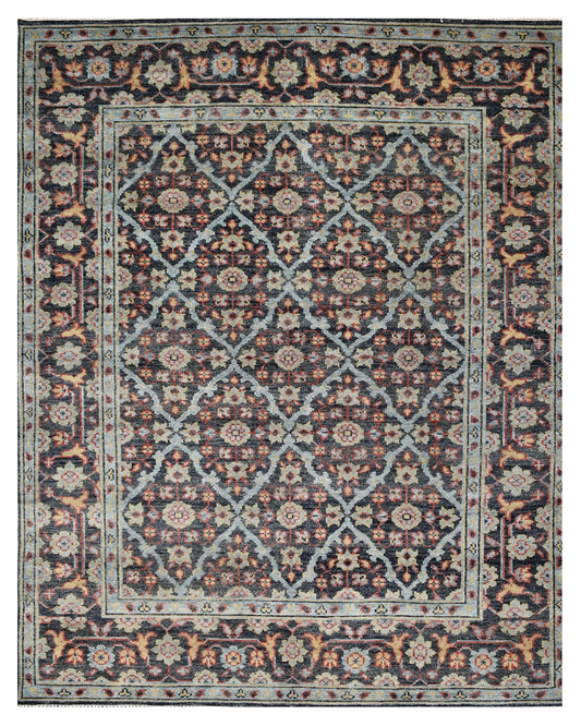 Hand-knotted Transitional Rug (6906)