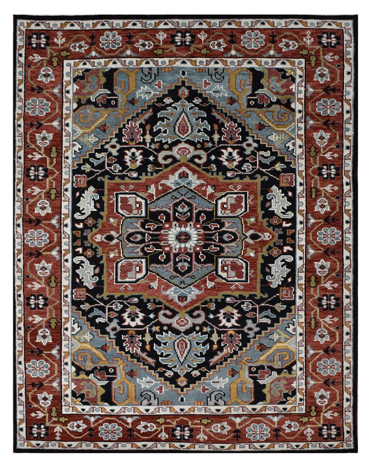 Hand-knotted Traditional Rug (7166)