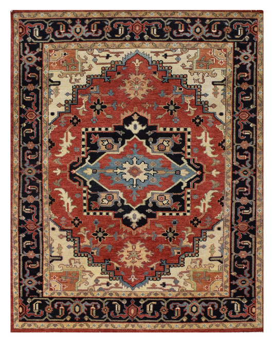 Hand-knotted Traditional Rug (7174)