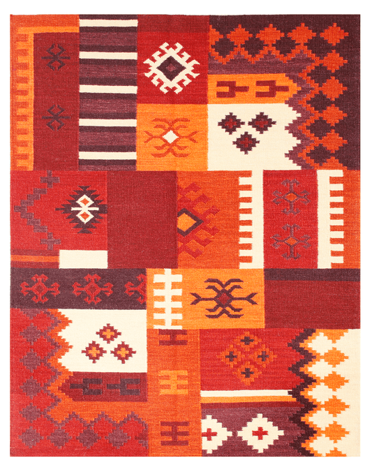 Traditional Hand-crafted Rug (FR-PATCH KILIM-P-930)