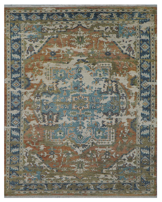 Transitional Hand-knotted Rug (A408)