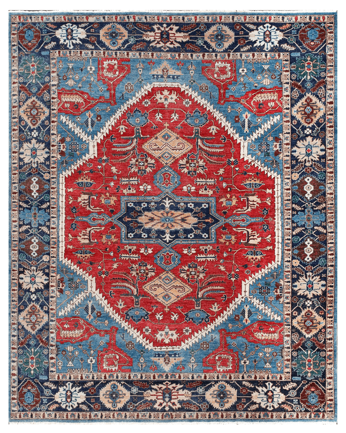Traditional Hand-knotted Rug (HERIZ-CD)