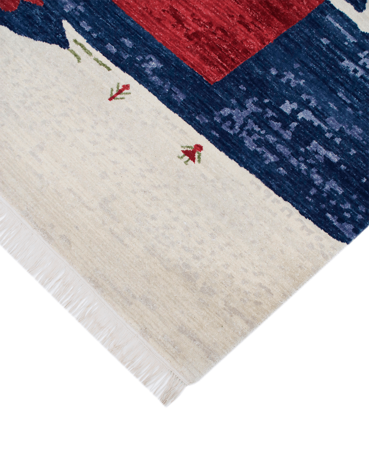 Hand-Knotted Modern Rug (Gabbeh)