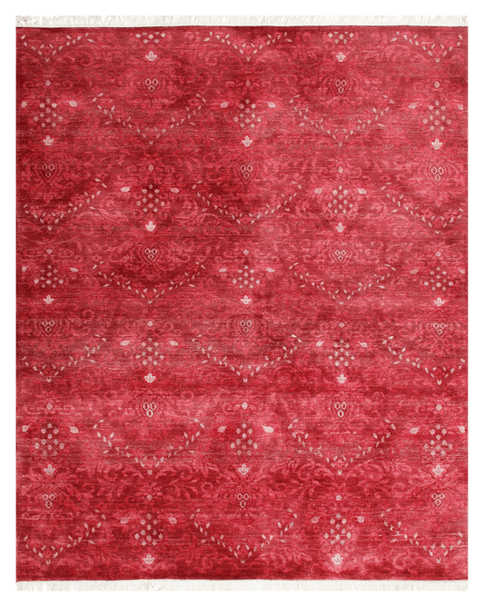 Hand-Knotted Modern Rug (IKAT-16D)