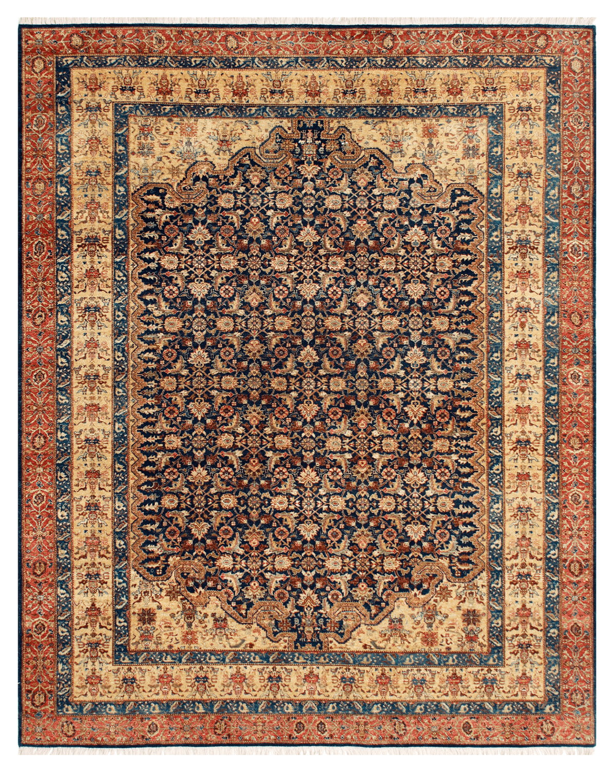 Hand-knotted Traditional Rug (Ferahan)