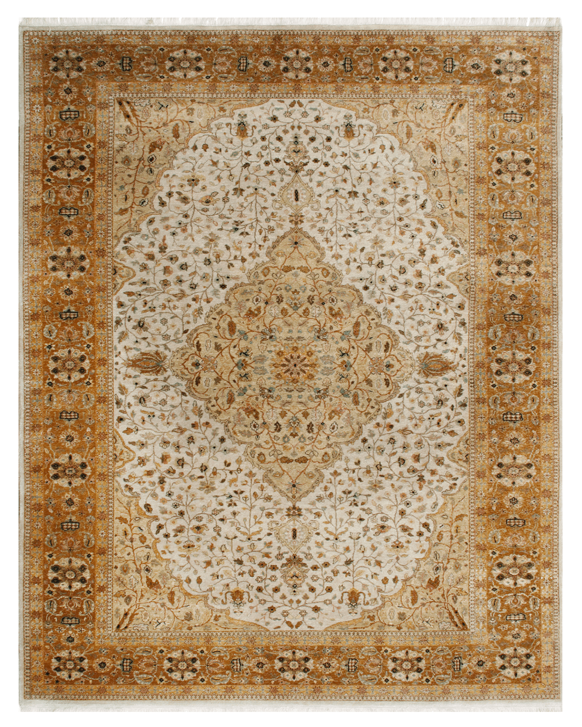 Hand-Knotted Traditional Rug (Tabriz)