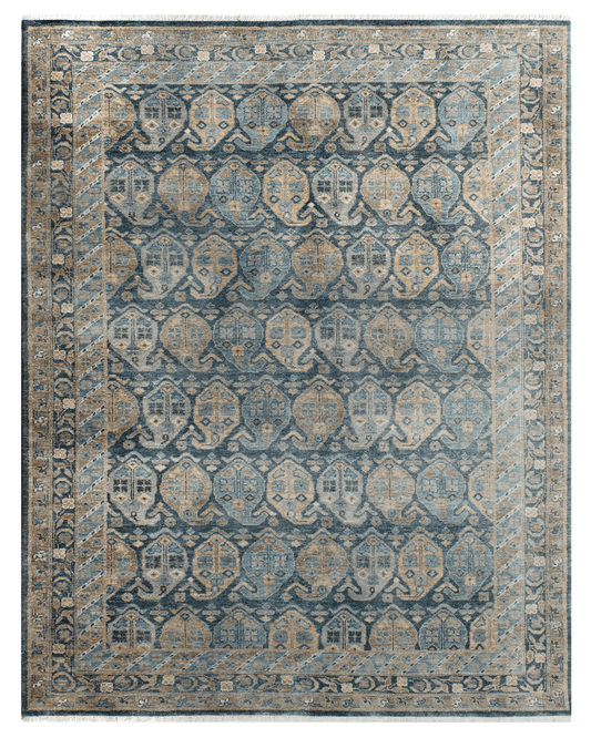 Hand-Knotted Transitional Rug (HT-2)