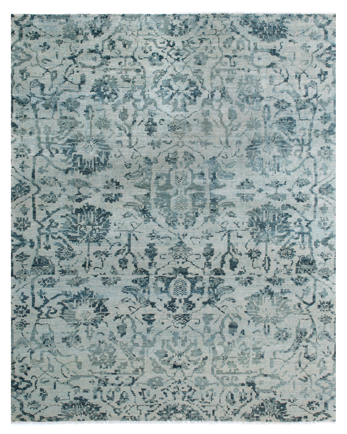 Hand-knotted Transitional Rug (S-95C)