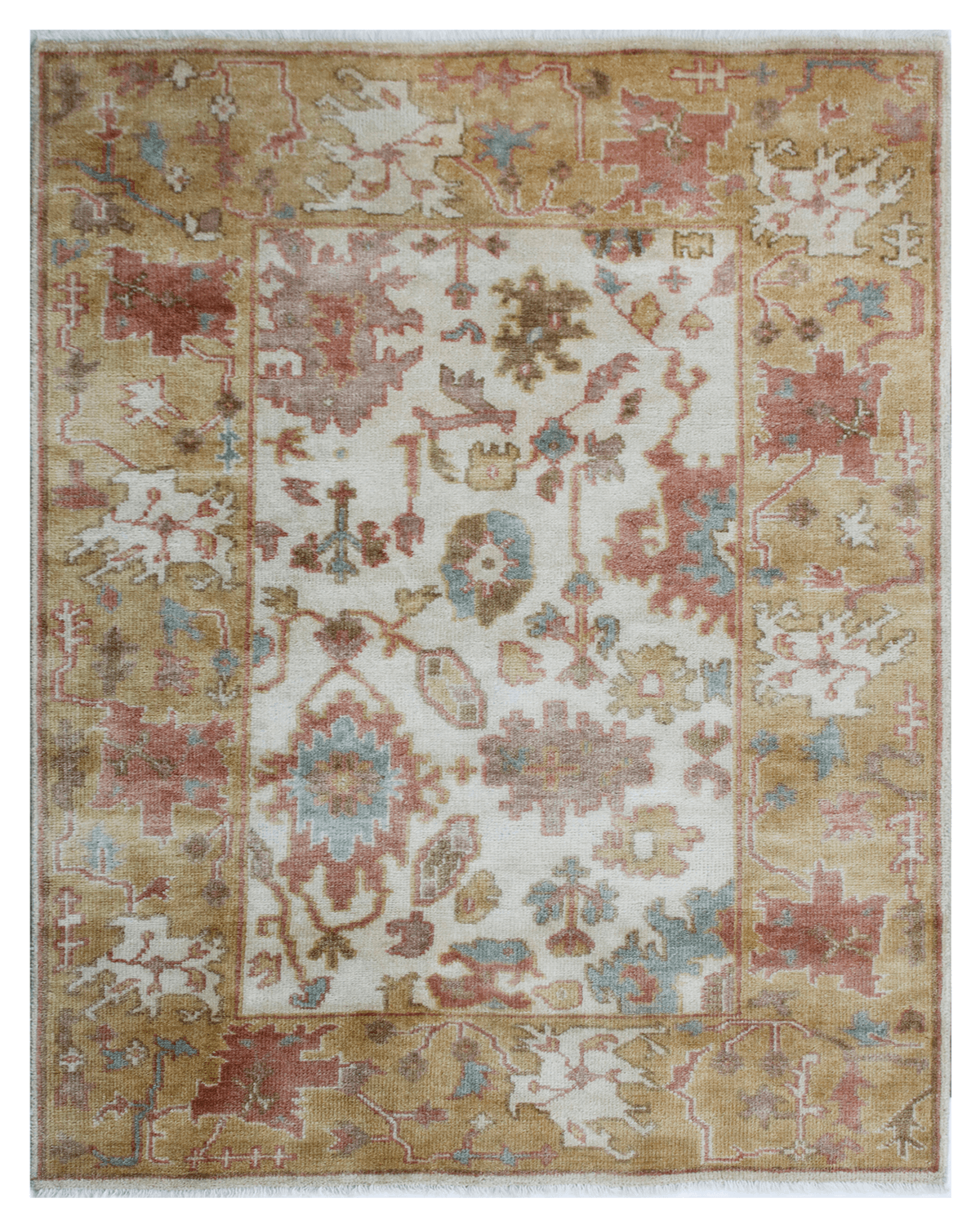 Traditional Hand-knotted Rug (OJ-12 IV GD)