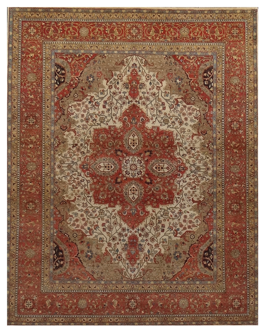 Traditional Hand-knotted Rug (JR-11-1)