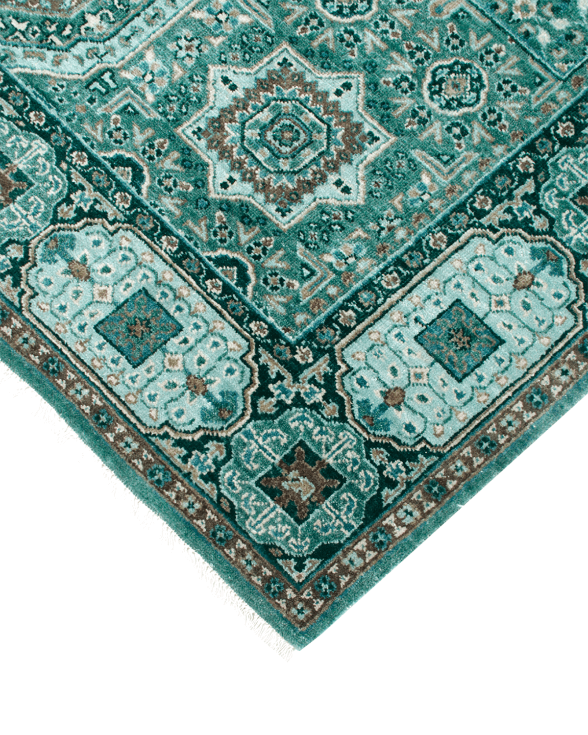 Hand-Knotted Traditional Rug (Mamlook)