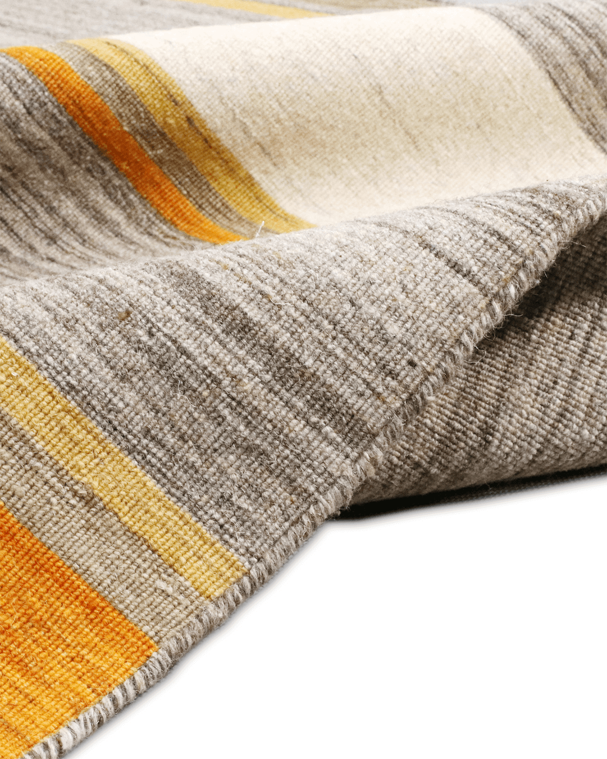 Modern Hand-crafted Rug (PINTU STRIPE ORANGE)